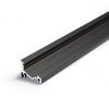 CORNER LED ALUMINIUM PROFILE FOR LED TAPE – 2M - K01-1060 Black 670x670