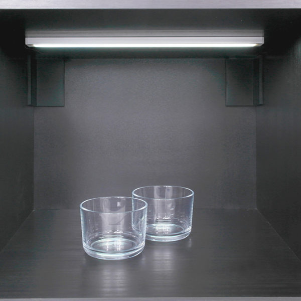Surface LED Aluminium Profile For Under Cabinet Strip Lighting- K01-1050-2M Insitu 670x670