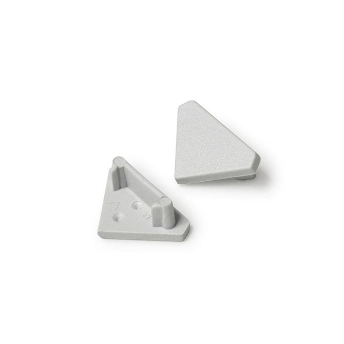 Grey End Caps For Quarter Aluminium Profile TLW Global
