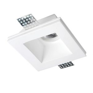 GES SQUARE PLASTER-IN DOWNLIGHT 120MM B90-90-1722 670x670