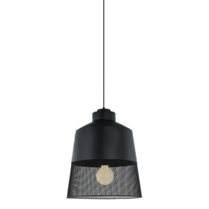 Calabria black mesh ceiling pendant light - T01-0021 670X670