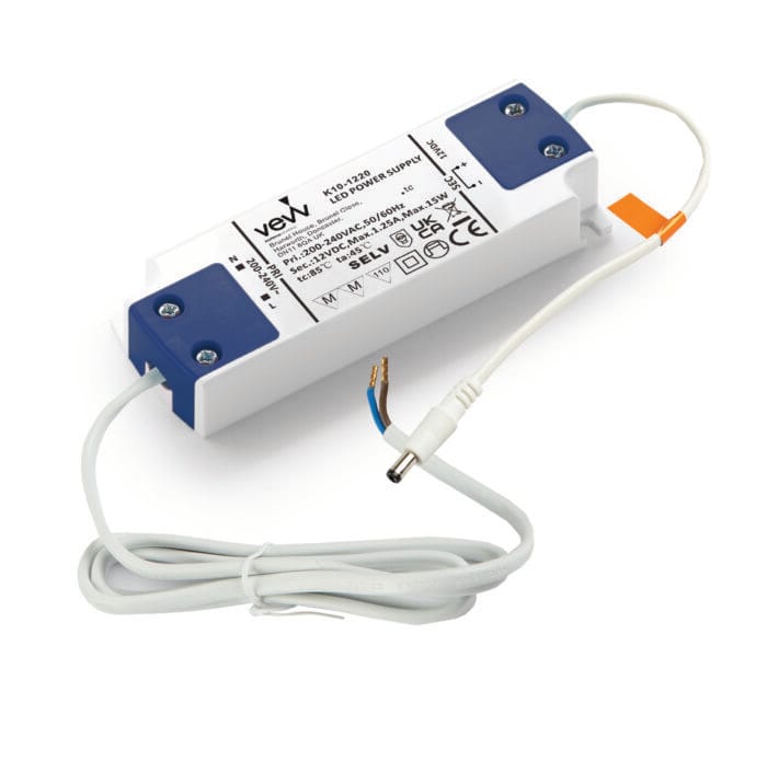 <span style="color: #e1b103;">DRIVER 15W</span> 12V LED DRIVER FOR SINGLE COLOUR, CCT AND RGB CONTROLLERS